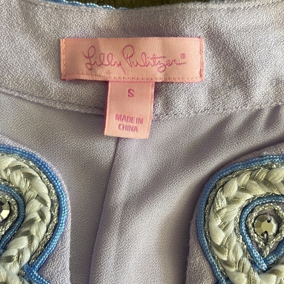 Lilly Pulitzer Valli Soft Shift Dress Light Lilac Verbena Size Small - Picture 8 of 13